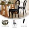 Merrick Lane Lowry Thonet Style Solid Wood Dining Chair with Stackable Design and Elegant Finish